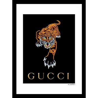 Gucci Tiger Black/Orange 14