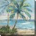 COASTAL PALM 1 OUTDOOR ART 24X24 by West of the Wind in Multi