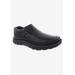 Men's BEXLEY II Slip-On Shoes by Drew in Black Leather (Size 9 1/2 D)