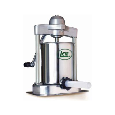 LEM Products Mighty Bite 15lb Vertical Sausage Stuffer w/ New Gear Box Stainless Steel 1607