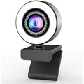 Webcam Full HD 2K avec mise au point automatique et microphone pour PC portable caméra web 1080P