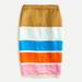 J. Crew Skirts | J.Crew Crochet Ribbon Skirt In Colorblock | Color: Blue/Yellow | Size: 4