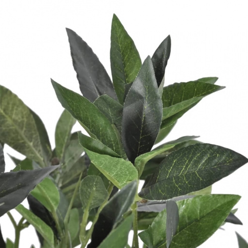 vidaXL Künstlicher Lorbeerbaum mit Topf 120 cm : Farbe - Grün Image