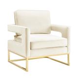 Avery Cream Velvet Chair - TOV Furniture TOV-S68199