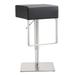 Seville Black Stainless Adjustable Barstool - TOV Furniture TOV-K3630