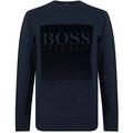 BOSS Men's Wolflike Sweatshirt, Blue (Dark Blue 404), X-Large