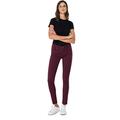 Replay Women's New Luz Hyperflex Colour Jeans, Aubergine, 26W / 30L