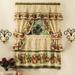 Wide Width Apple Orchard Cottage Window Curtain Set by Achim Home Décor in Antique (Size 57" W 36" L)