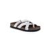 Women's Harrington Leather Sandal by White Mountain in White Leather (Size 6 M)