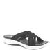 Clarks Mira Isle - Womens 7 Black Sandal Medium