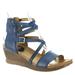 Miz Mooz Shay - Womens Euro 36 US 5.5 - 6 Navy Sandal Medium