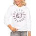 Women's White Mississippi State Bulldogs Vintage Days Perfect Pullover Sweatshirt