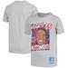 Youth Mitchell & Ness Dikembe Mutombo Gray Denver Nuggets Hardwood Classics King of the Court Player T-Shirt