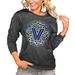 Women's Charcoal Villanova Wildcats Call the Shots Oversized Long Sleeve T-Shirt