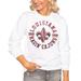 Women's White Louisiana Ragin' Cajuns Vintage Days Perfect Pullover Sweatshirt