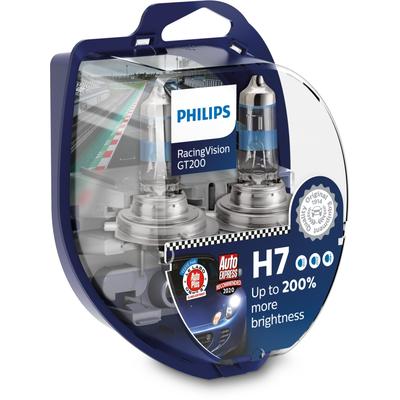 PHILIPS H7 RacingVision GT200 (2 Stk.) Glühlampe, Fernscheinwerfer,Glühlampe, Hauptscheinwerfer,Glühlampe, Nebelscheinwe