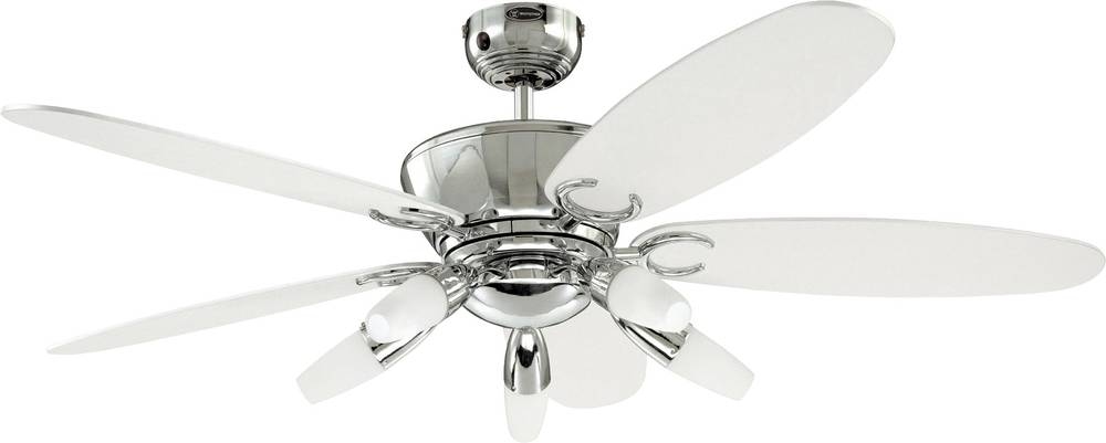 Westinghouse Arius Deckenventilator (Ø) 132 cm Flügelfarbe: Weiß, Schwarz Gehäusefarbe (Details): C Image