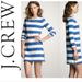J. Crew Dresses | J.Crew White And Blue Striped Mini Dress S | Color: Blue/White | Size: S