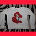 Disney Tops | Ariel The Little Mermaid Longsleeve Sweatshirt | Color: Red/White | Size: Xl