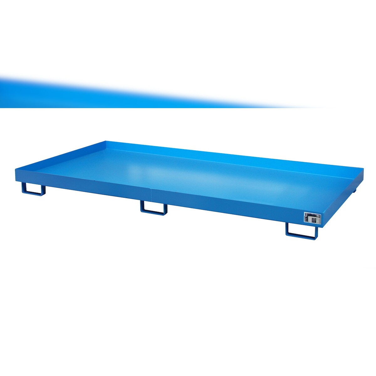 Regalwanne 2700 1 lackiert RAL5012 Lichtblau Umwelt Lagertechnik Image