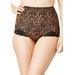 Plus Size Women's Tummy Control Brief by Rago in Leopard Print (Size 7X) Body Shaper