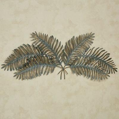 Fern Fronds Wall Topper Green , Green