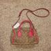 Coach Bags | Coach Signature Mini Bennett Satchel | Color: Brown/Pink | Size: Os