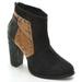 Free People Shoes | Free People Black Studded High Heel Ankle Boots 40 | Color: Black/Tan | Size: 10