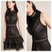 Anthropologie Dresses | Anthropologie Bella Black Lace Mini Dress | Color: Black/Cream | Size: Xl