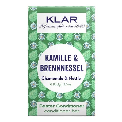 Klar Seifen – Fester Conditioner – Kamille & Brennnessel 100g