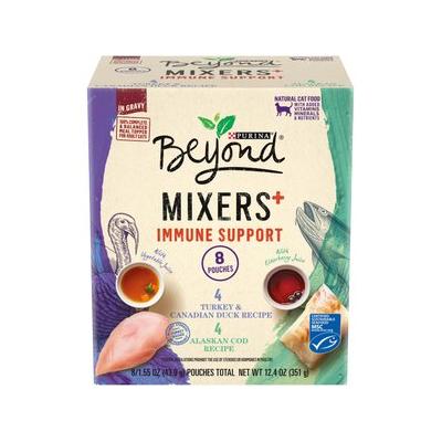 Purina Beyond Mixers+ Immune Support Variety Pack Wet Cat Food, 1.55-oz pouch, case of 8