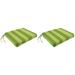 Outdoor French Edge Seat Cushion-PREVIEW LEAF RICHLOOM - Jordan Manufacturing 9670PK2-6643D