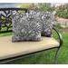 "Outdoor 18"" Accessory Throw Pillows-COPELAND NOIR RICHLOOM - Jordan Manufacturing 9950PK2-6494D"