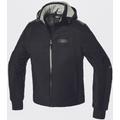 Spidi Armor H2Out Hoodie de moto, noir-blanc, taille XL