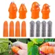 Protecteur de doigt couteau à légumes en Silicone 12 pièces couteau à légumes lame de plante