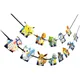 Pikachu – Fournitures avec Image de Pokemon et Figurine d'Action Décorations Jetables Ensemble de