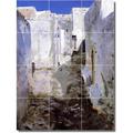 Picture-Tiles.com 18" x 24" Ceramic Painting Decorative Mural Tile 6" x 6" Ceramic in Brown | 6 H x 6 W in | Wayfair W07850-M