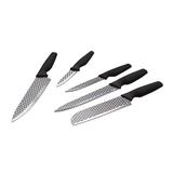 Berlinger Haus Blauman 5 Piece Assorted Knife Set Stainless Steel in Black/Gray | Wayfair BL-5059