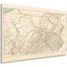 HISTORIC PRINTS Historix Vintage 1792 Pennsylvania State Map - 24X36 Inch Pennsylvania Vintage Map Wall Art - Pennsylvania Wall Map - Map Of Pennsylvania State | Wayfair