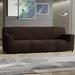 PAULATO by GA.I.CO. Microfibra Collection Stretch Sofa Slipcover - Easy to Clean & Durable Metal in Black | 35 H x 110 W x 40 D in | Wayfair