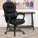 Symple Stuff Wisner High Back Executive Swivel Ergonomic Office Chair w/ Accent Layered Seat Upholstered/Mesh, | Wayfair