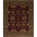 Brown 96 x 0.25 in Area Rug - Samad Rugs Mahal Oriental Hand Knotted Wool Red/Area Rug Wool | 96 W x 0.25 D in | Wayfair