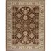 White 48 x 0.25 in Area Rug - Samad Rugs Mahal Oriental Hand Knotted Wool Brown Area Rug Wool | 48 W x 0.25 D in | Wayfair