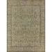 Green/White 84 x 0.35 in Indoor Area Rug - Alcott Hill® Chipman Oriental Beige/Green Area Rug Polyester/Wool | 84 W x 0.35 D in | Wayfair