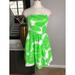 Lilly Pulitzer Dresses | Lilly Pulitzer Lottie Stinger Fit Flare Dress 4 | Color: Green | Size: 4