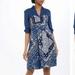 Anthropologie Dresses | Anthropologie Holding Horses Western Bandana Dress | Color: Blue/White | Size: Xs