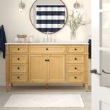 Three Posts™ Losh 60" Single Bathroom Vanity Set Wood/Marble in Brown | 35 H x 60 W x 21.5 D in | Wayfair 2E549C75867E4E10BA1875DA01AD09B6