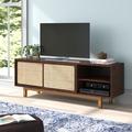 Beachcrest Home™ Bair TV Stand for TVs up to 60" Wood in Brown | 22 H in | Wayfair 5C6288A3CF154A01A1F12A958CE21D93
