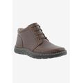 Men's TREVINO Ankle Boots by Drew in Brown Leather (Size 10 EEEE)