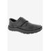 Men's WATSON Casual Shoes by Drew in Black Stretch Leather (Size 15 6E)